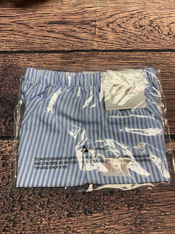 Boy's blue seersucker pants (18m,10t)