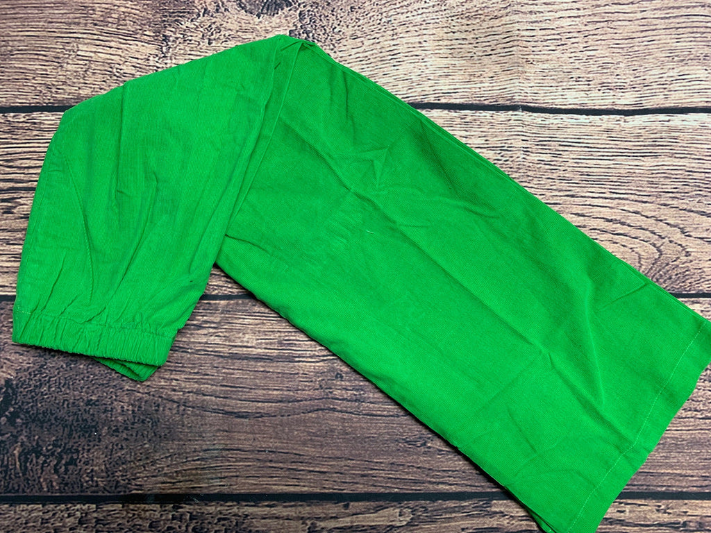 Boy's lime corduroy pants (9m,8t)