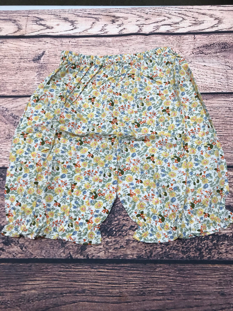 Girls FLORAL cotton bloomers (7t)