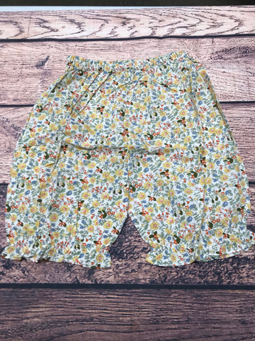 Girls FLORAL cotton bloomers (7t)