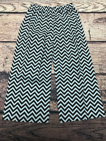 Boys BROWN chevron cotton pants (4t)